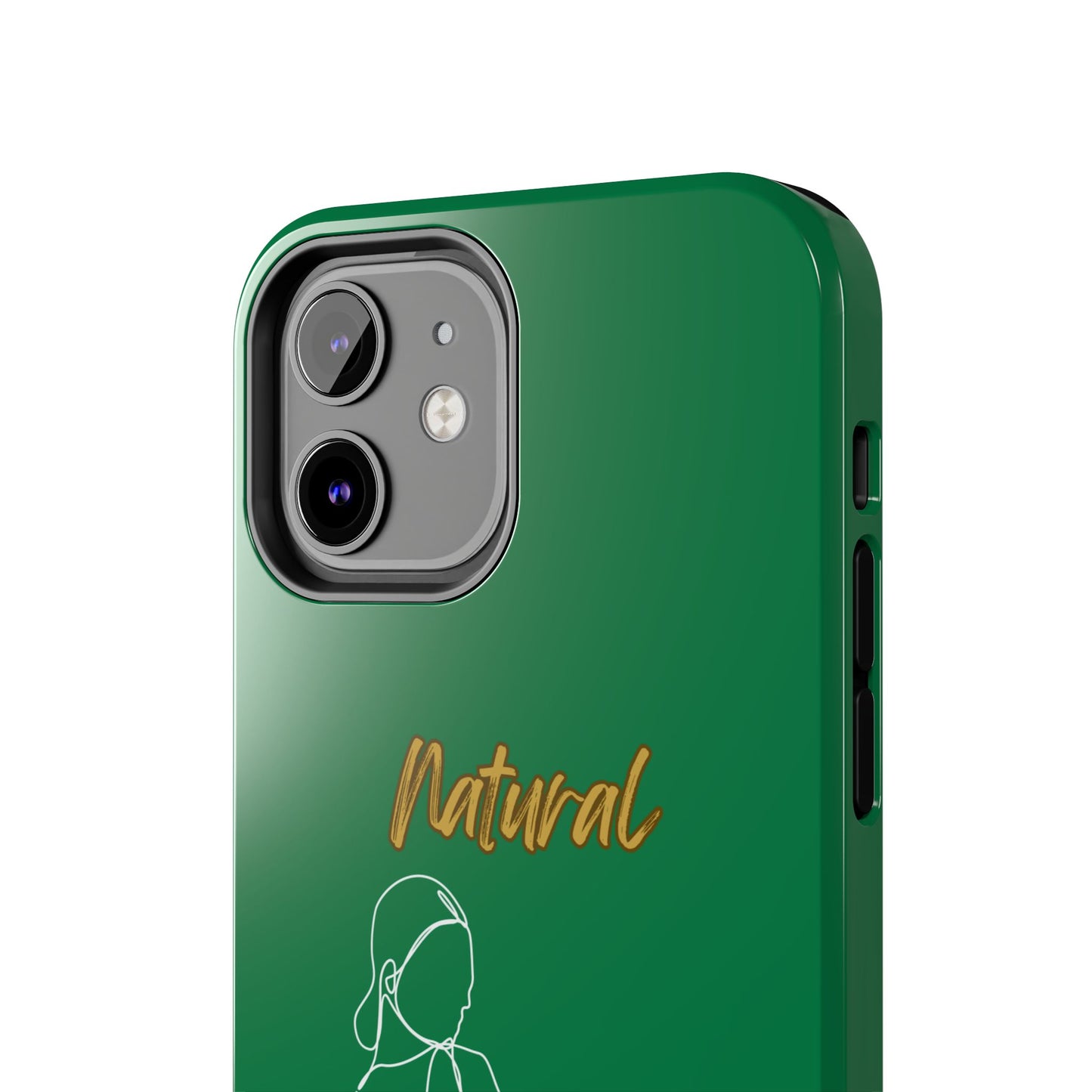 Natural Woman Hands Free (WL)Tough Phone Cases DARK GREEN