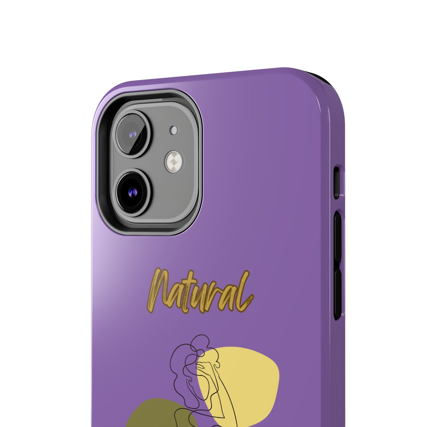 Natural Woman Colorful Pose (BL)Tough Phone Cases LIGHT PURPLE
