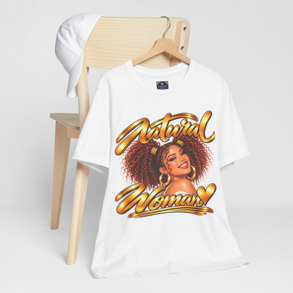 Natural Woman Twin Puffs Graphic Tee – Auburn Edition | Strong Family