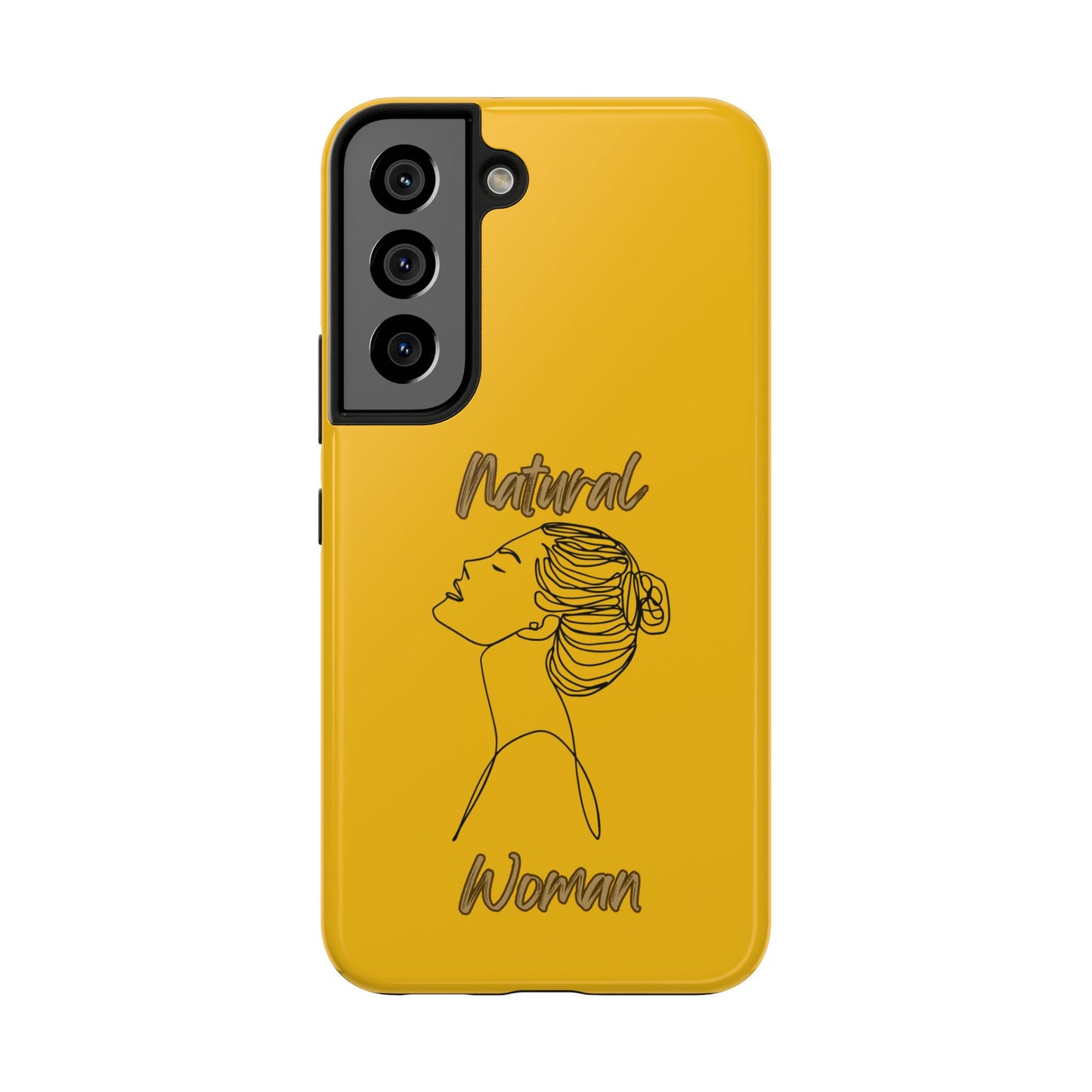 Natural Woman Wet Bun (BL) Tough Phone Cases YELLOW