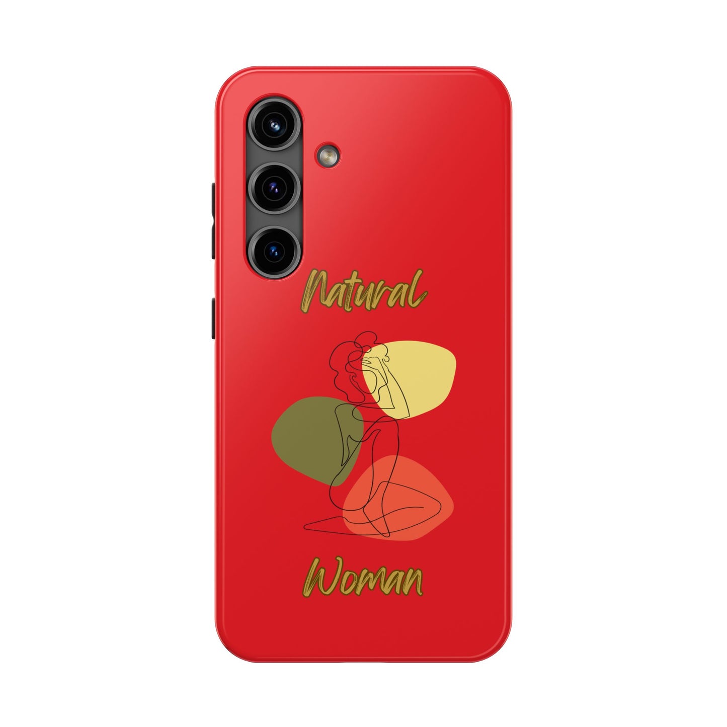 Natural Woman Colorful Pose (BL)Tough Phone Cases RED