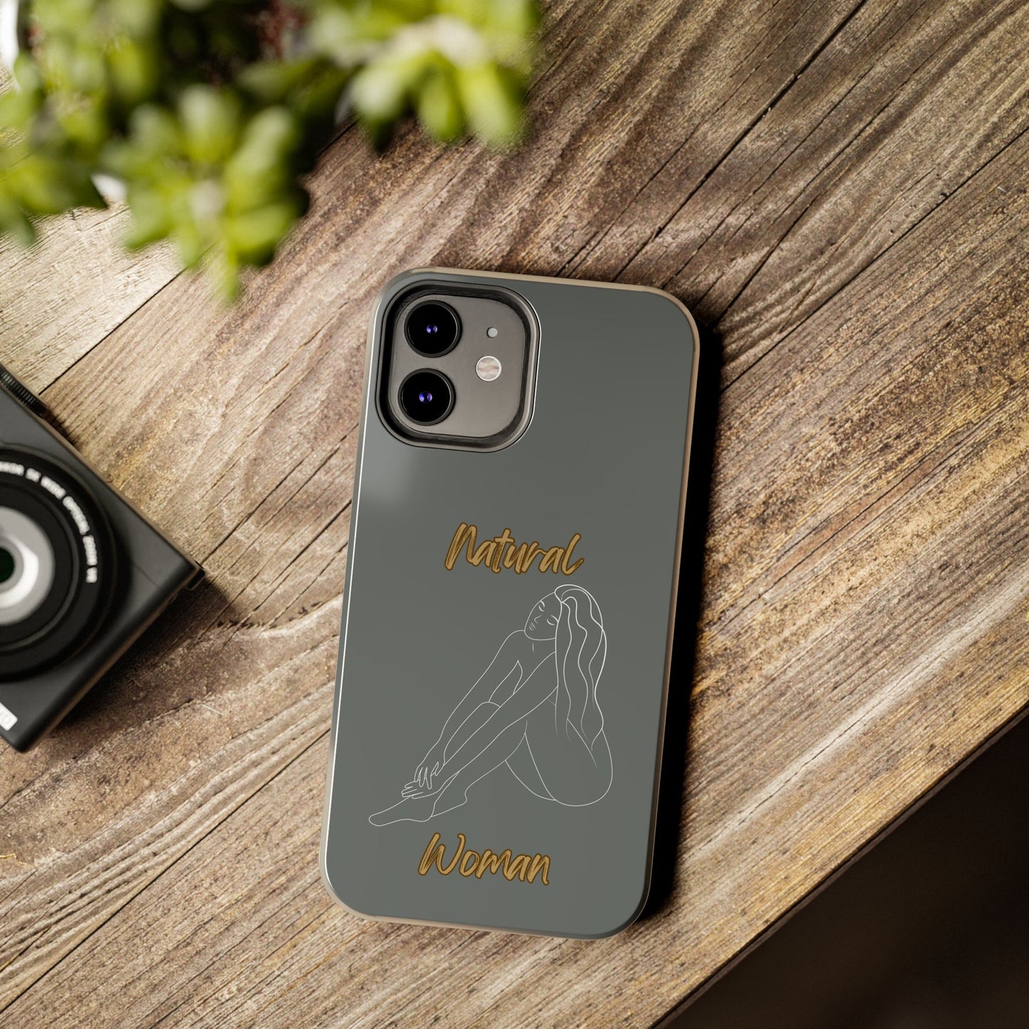 Natural Woman Beauty (WL) Tough Phone Cases DARK GREY
