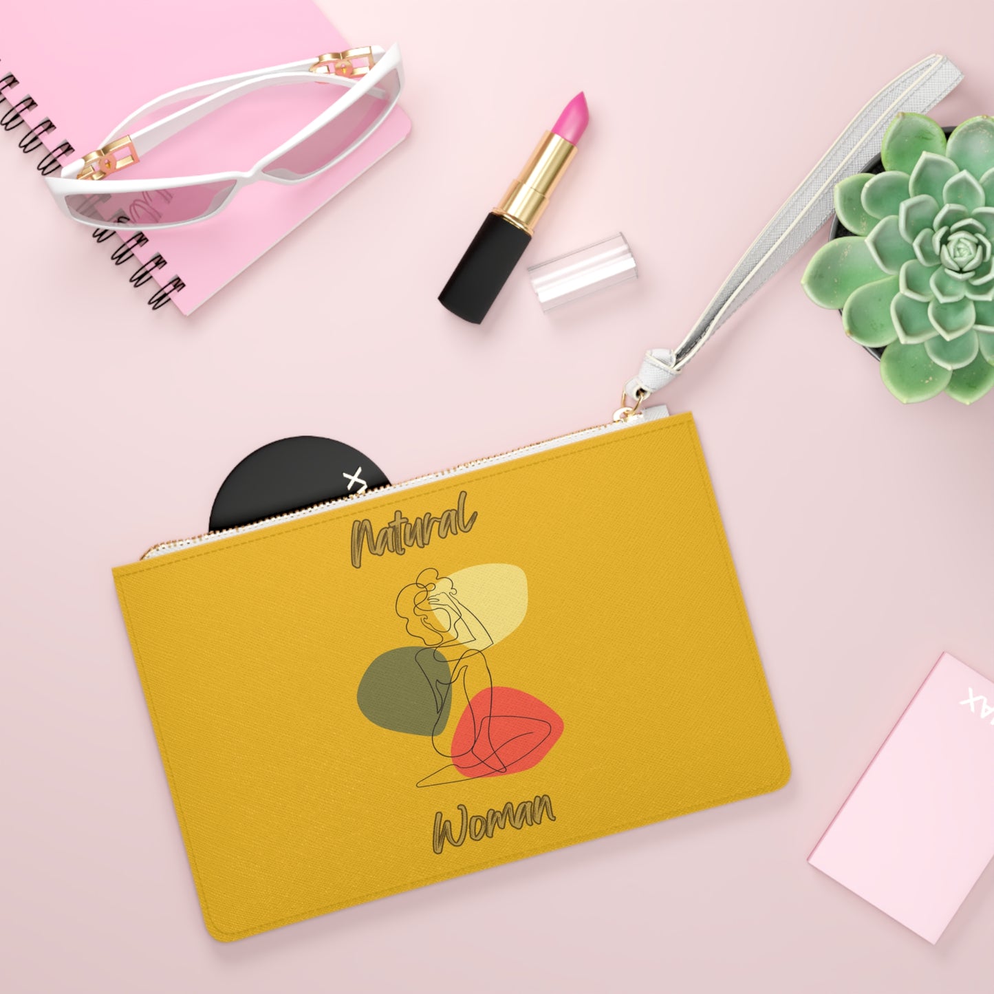 Natural Woman Colorful Pose (BL) Clutch Bag YELLOW