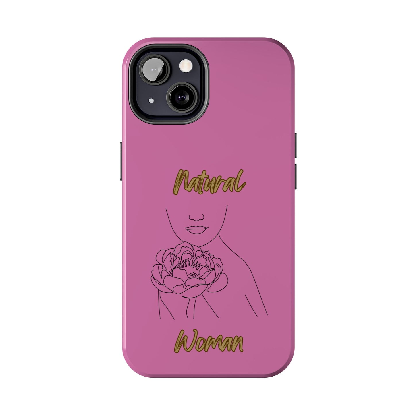Natural Woman Kissed Flower (BL)Tough Phone Cases LIGHT PINK