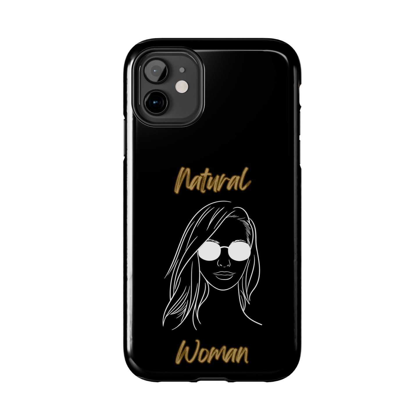Natural Woman Shades (WL)Tough Phone Cases BLACK