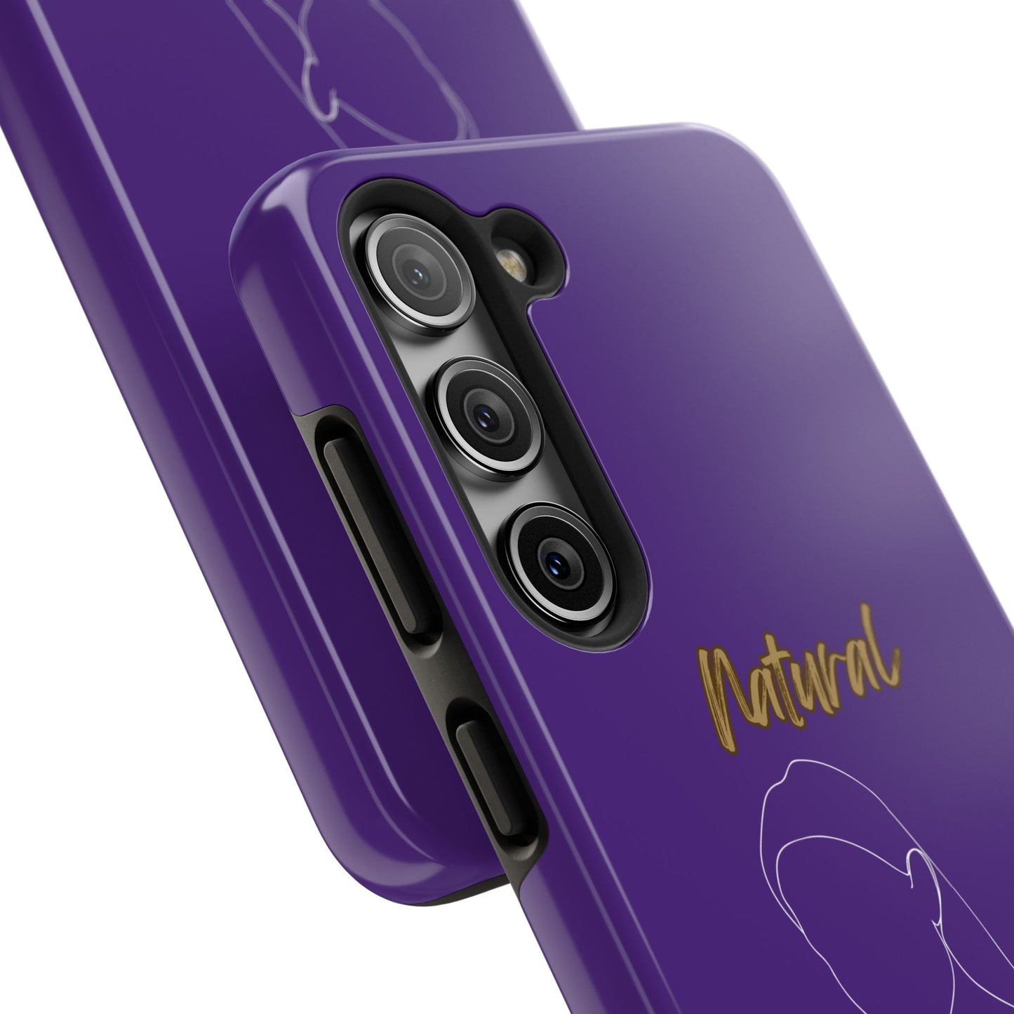 Natural Woman Tilted Look (WL) Tough Phone Cases PURPLE