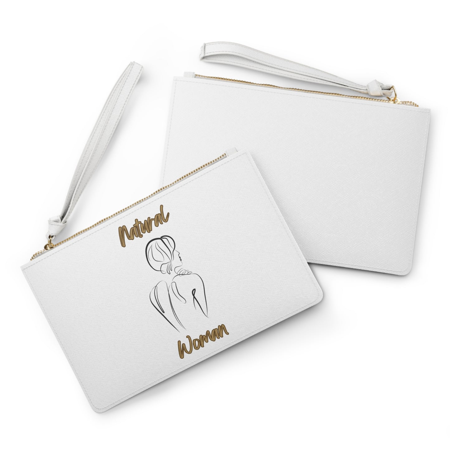 Natural Woman Back (BL) Clutch Bag WHITE