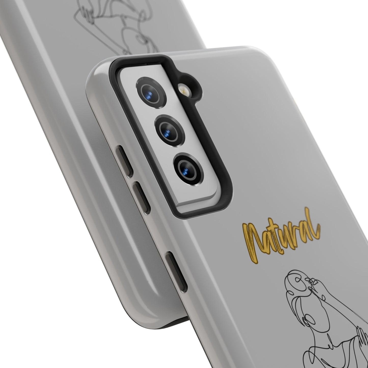 Natural Woman Style (BL)Tough Phone Cases LIGHT GREY