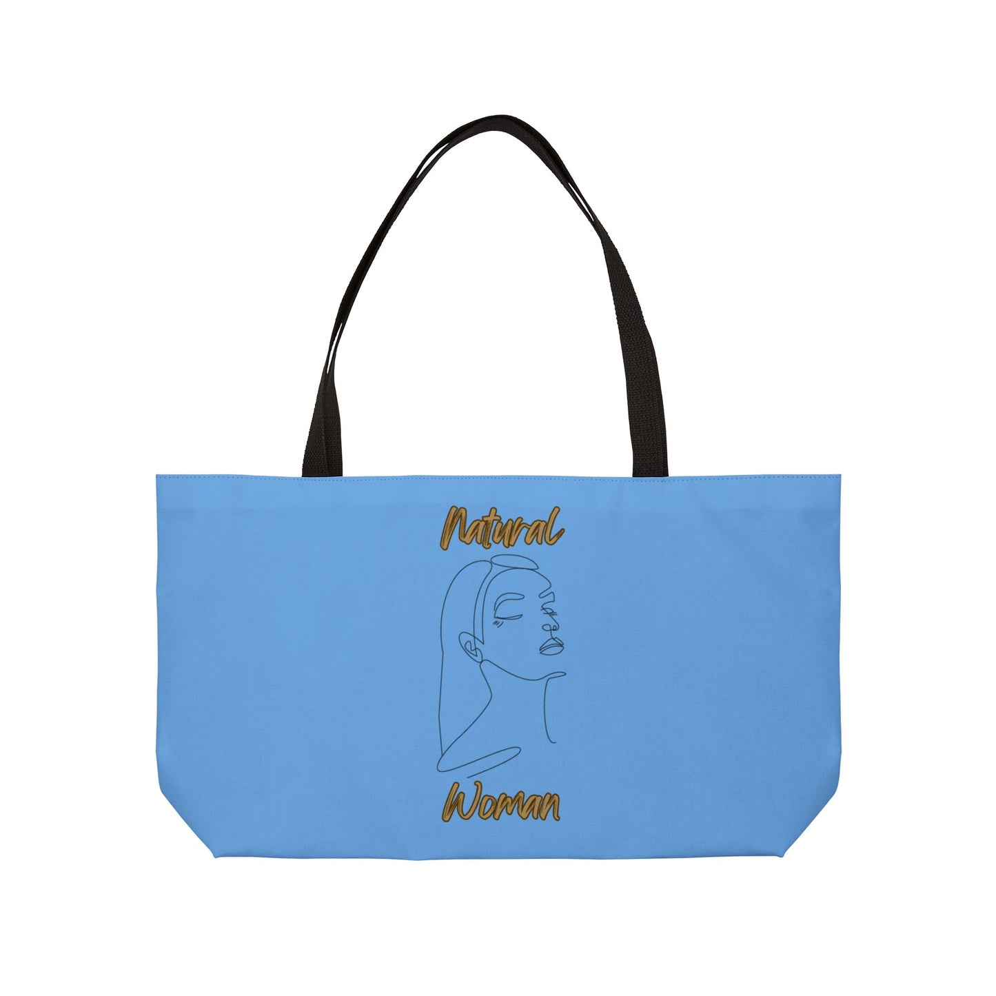 Natural Woman Calm (BL) Weekender Tote Bag LIGHT BLUE