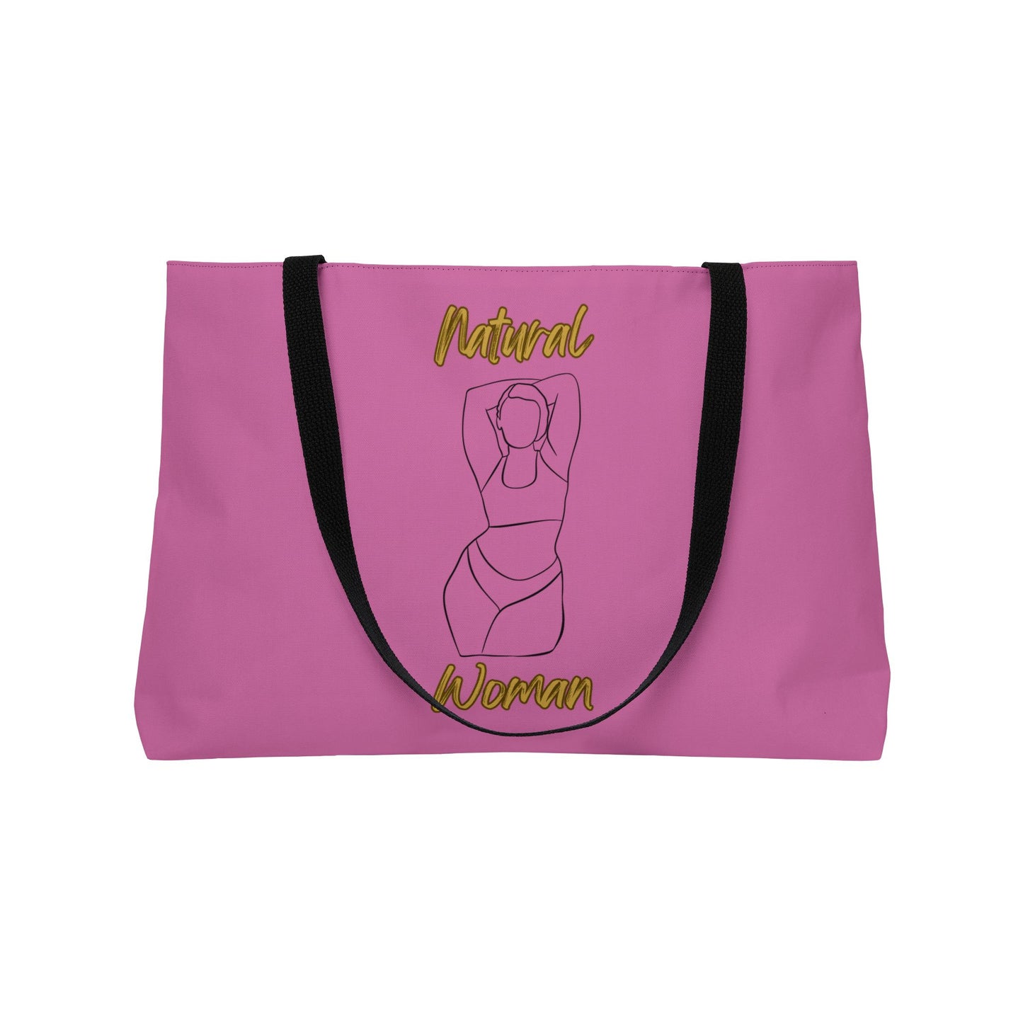 Natural Woman I Love Me (BL) Weekender Tote Bag LIGHT PINK