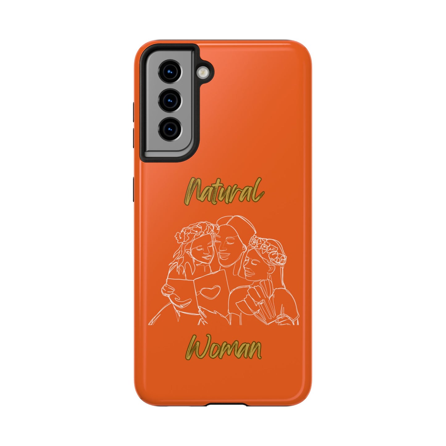 Natural Woman Me & My Girls (WL)Tough Phone Cases ORANGE