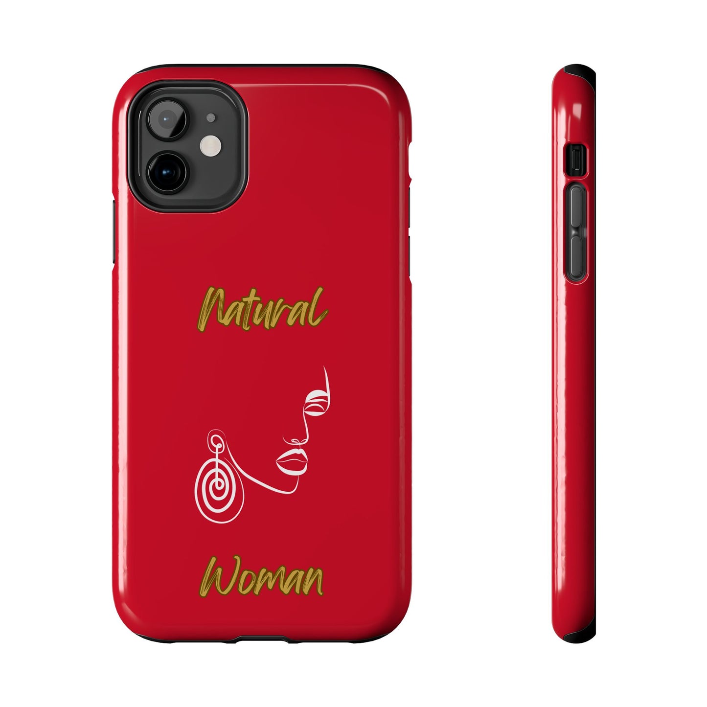 Natural Woman Music In My Soul (WL)Tough Phone Cases DARK RED