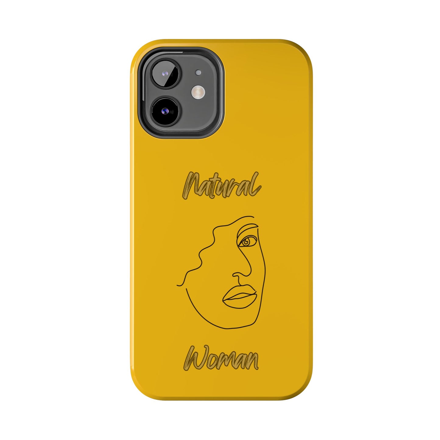 Natural Woman Peekaboo (BL)Tough Phone Cases YELLOW
