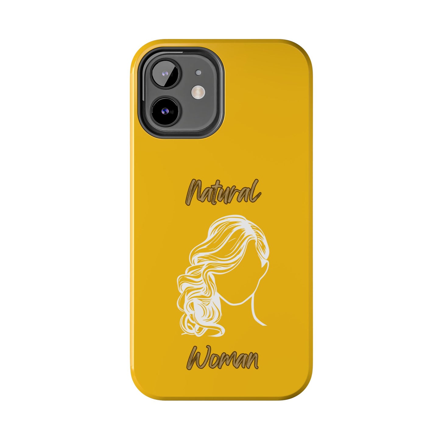 Natural Woman Long Curl (WL)Tough Phone Cases YELLOW