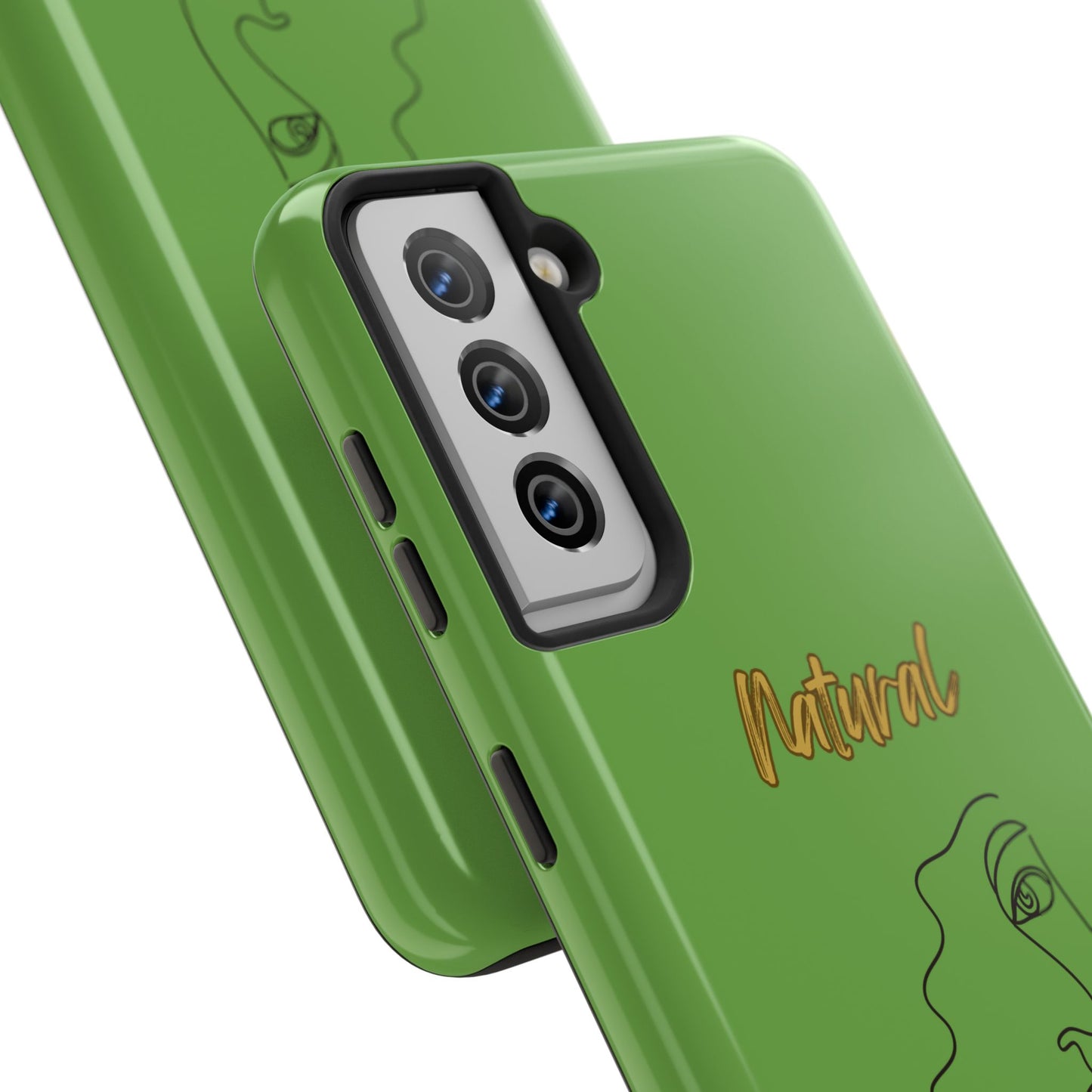 Natural Woman Peekaboo (BL)Tough Phone Cases GREEN