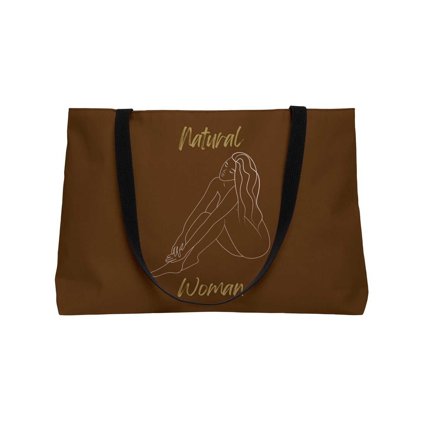 Natural Woman Beauty (WL) Weekender Tote Bag BROWN
