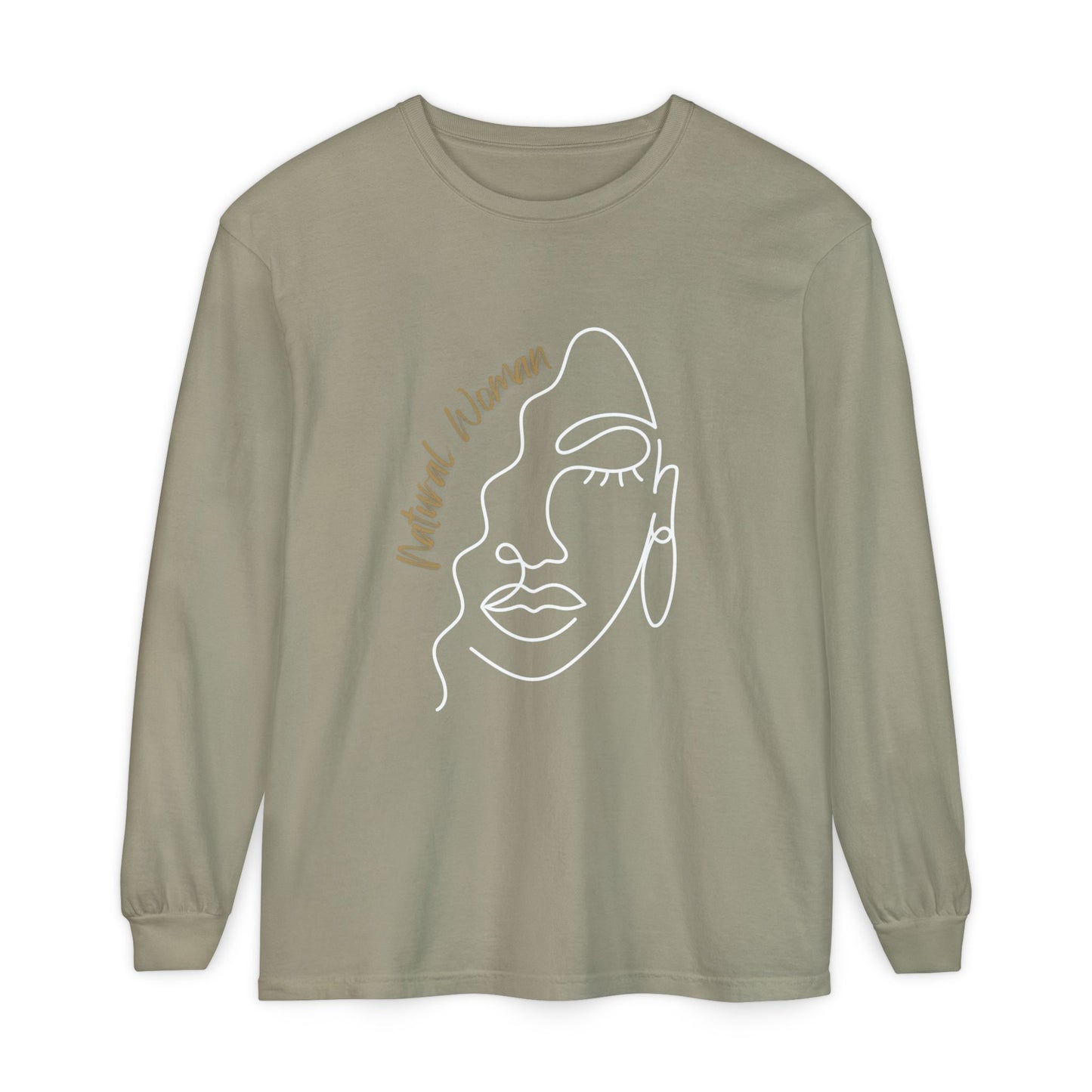 Natural Woman Half Face (WL) Long Sleeve T-Shirt