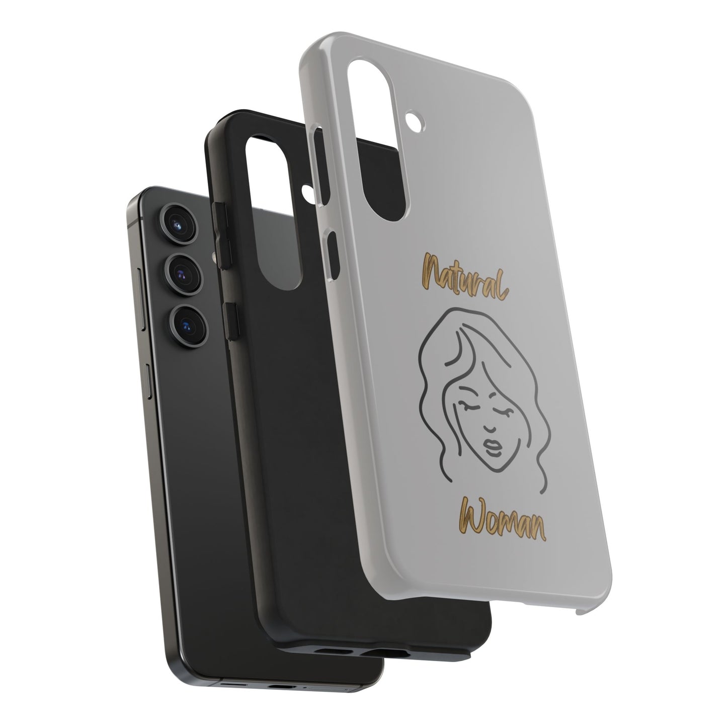 Natural Woman Modest (BL)Tough Phone Cases LIGHT GREY