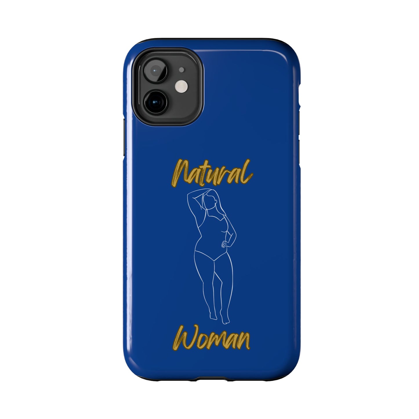 Natural Woman Looking Good (WL)Tough Phone Cases DARK BLUE
