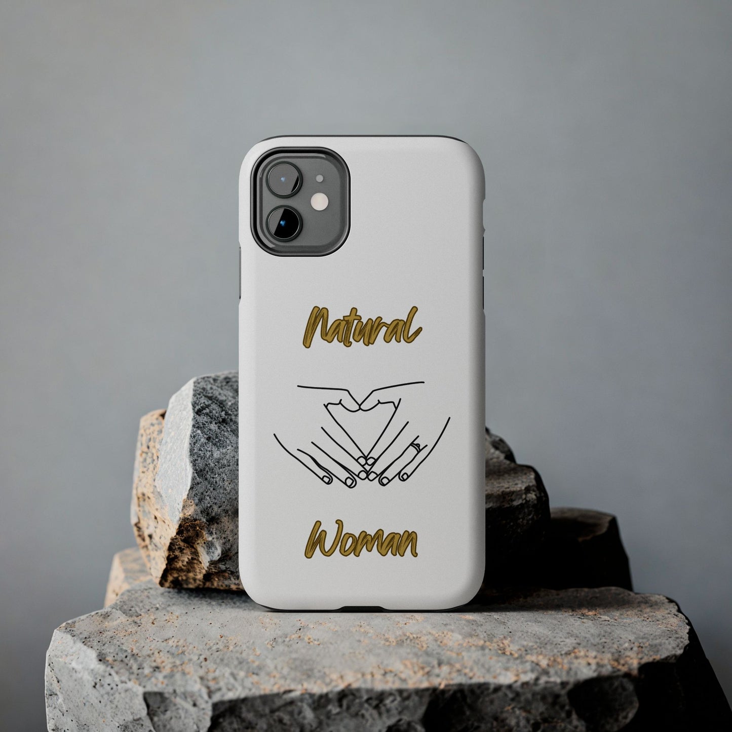 Natural Woman I Love You (BL)Tough Phone Cases WHITE