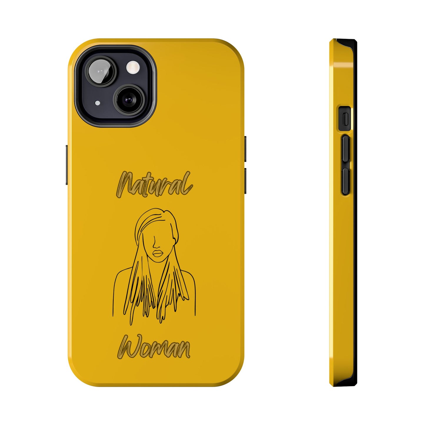 Natural Woman Content (BL)Tough Phone Cases YELLOW