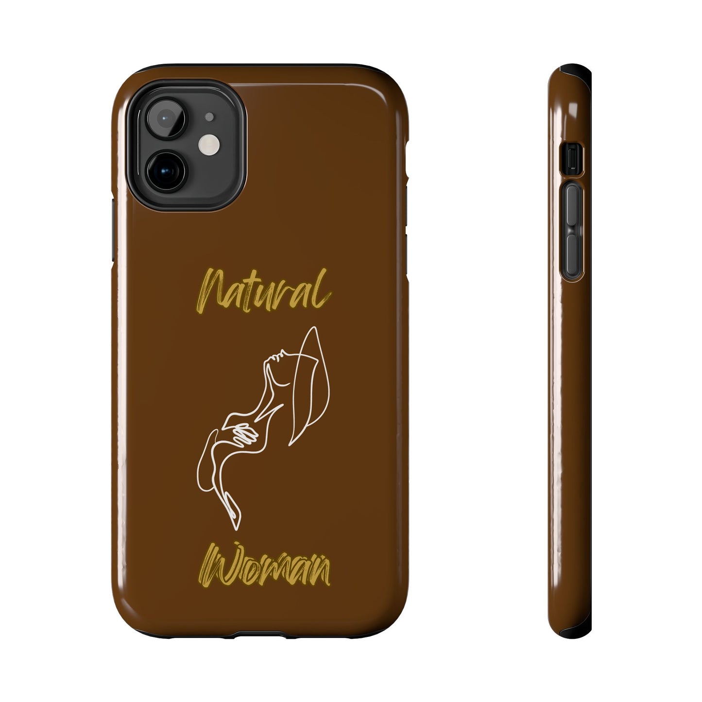 Natural Woman Free (WL)Tough Phone Cases BROWN