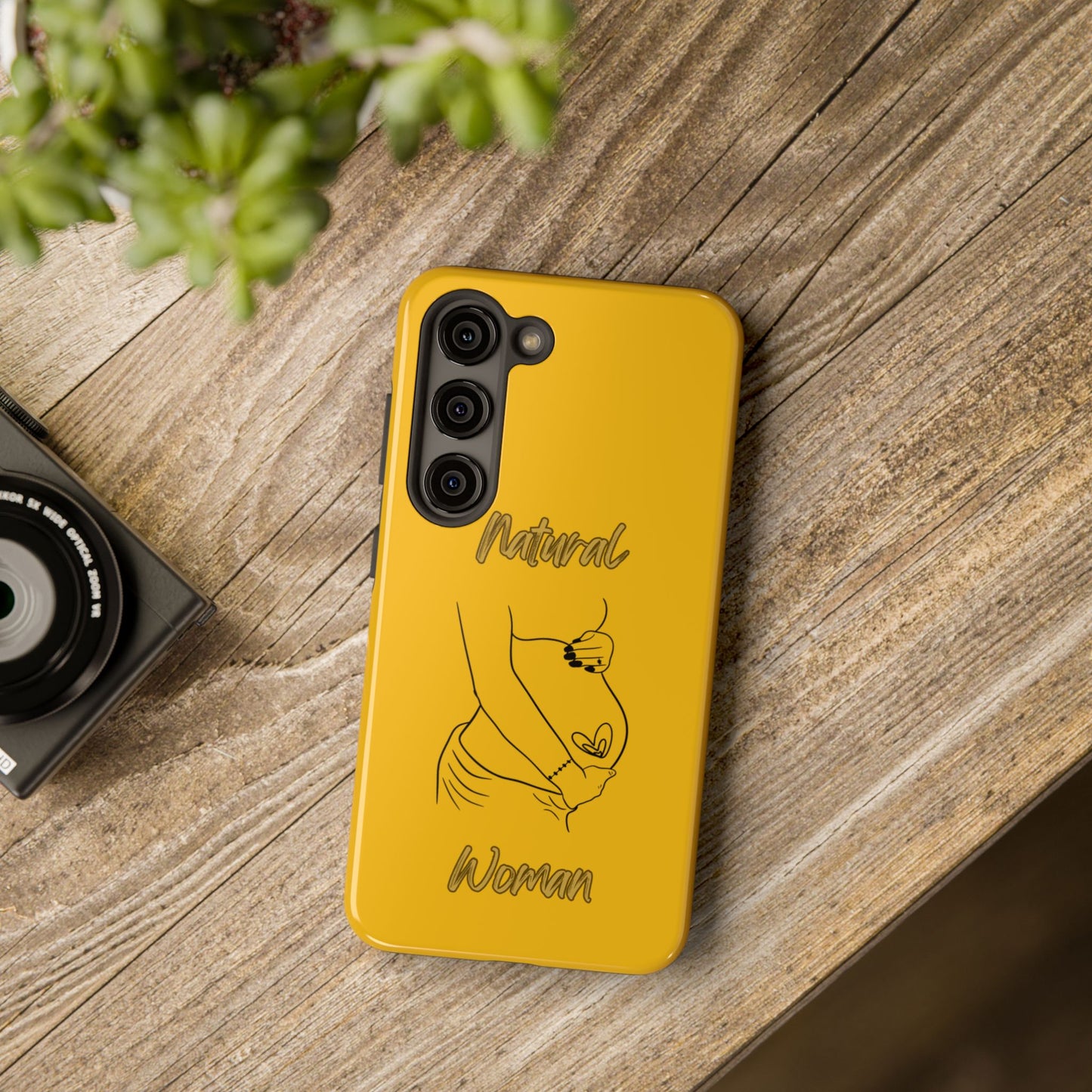 Natural Woman Loved In & Out (BL)Tough Phone Cases YELLOW