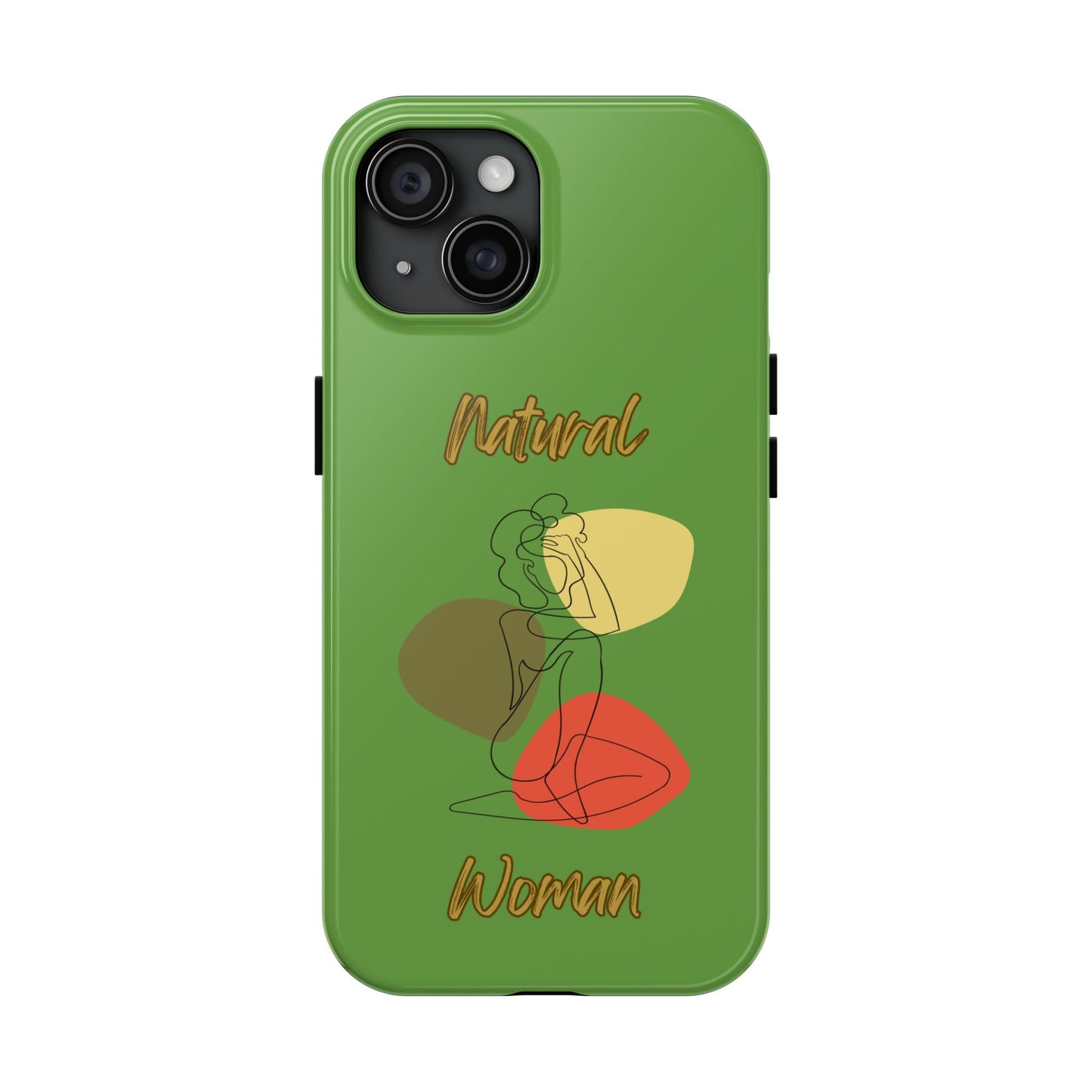 Natural Woman Colorful Pose (BL)Tough Phone Cases GREEN