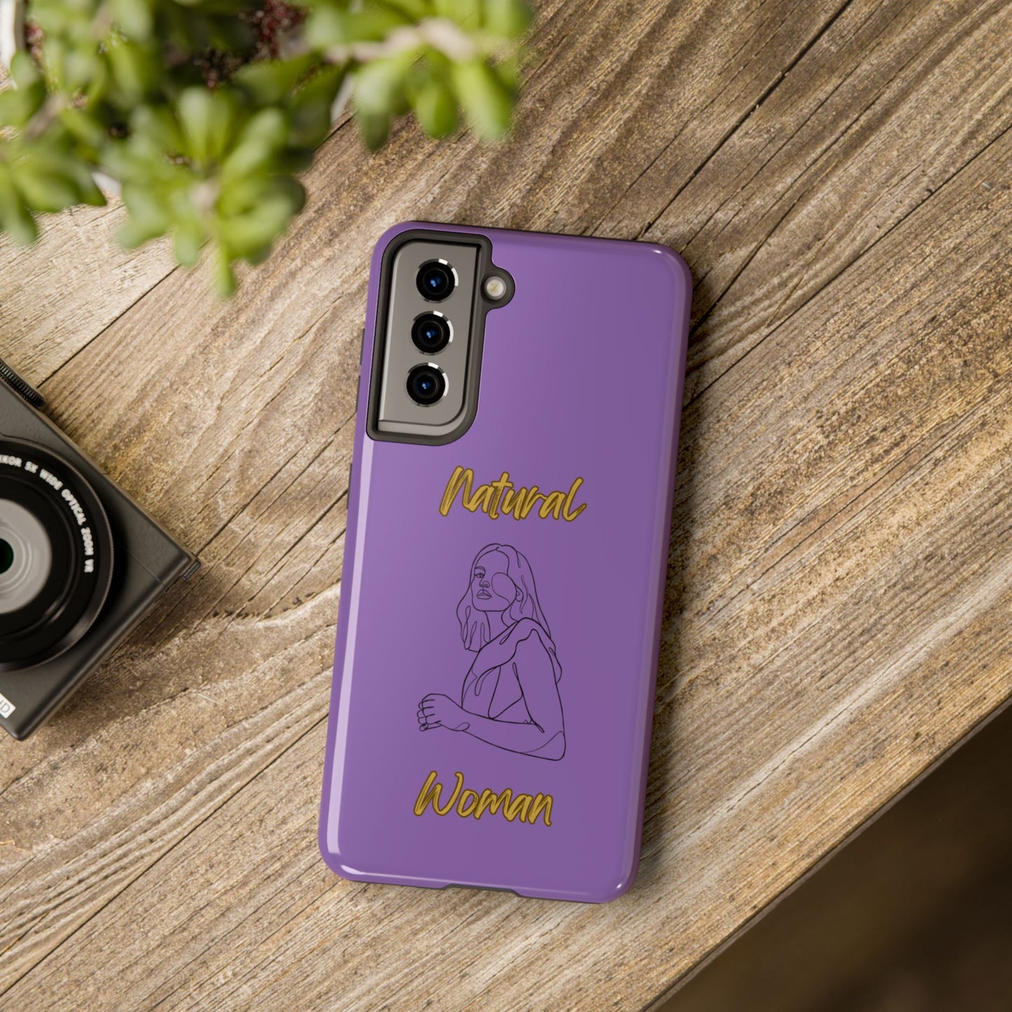 Natural Woman Care Free (BL)Tough Phone Cases LIGHT PURPLE