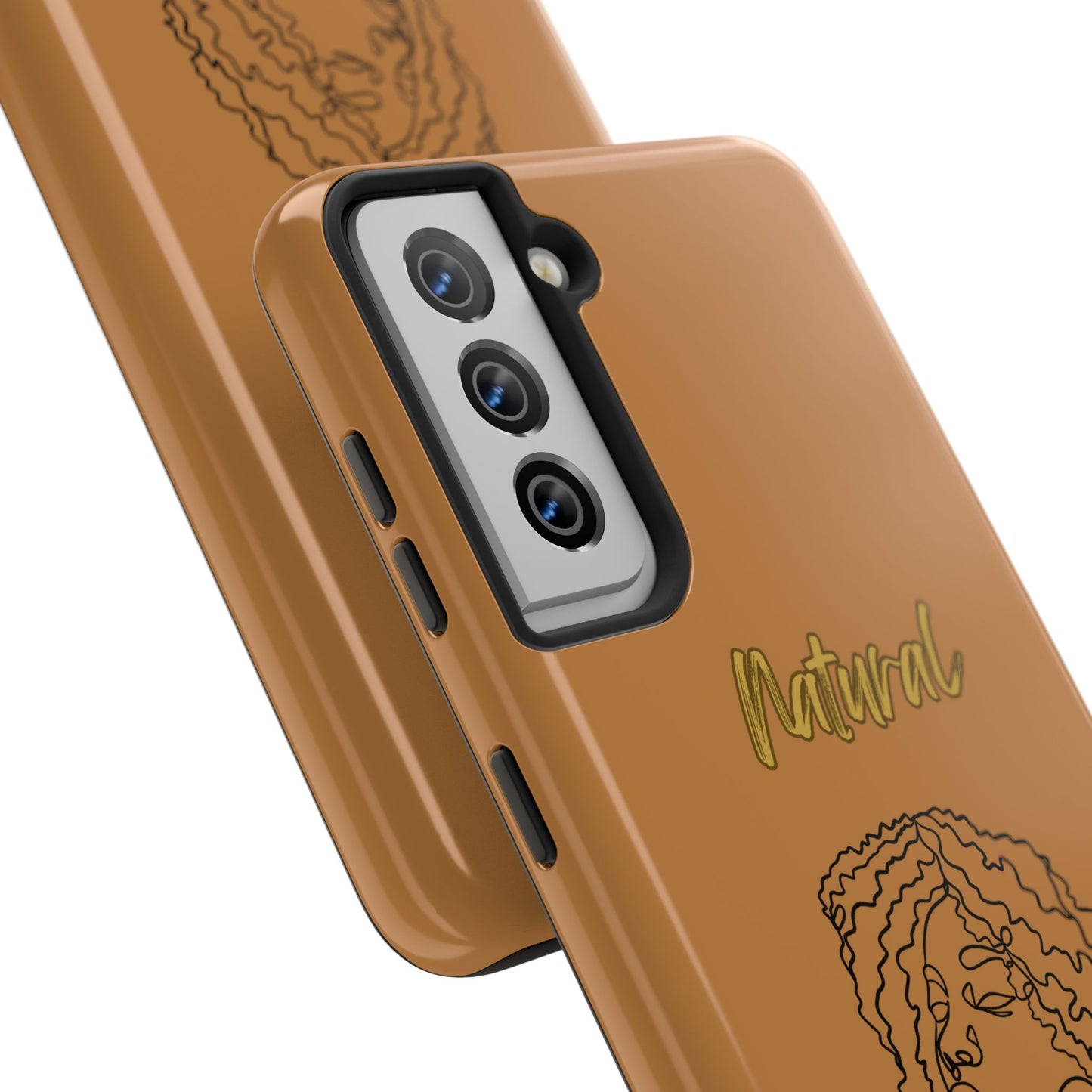 Natural Woman Naturally Me (BL)Tough Phone Cases LIGHT BROWN