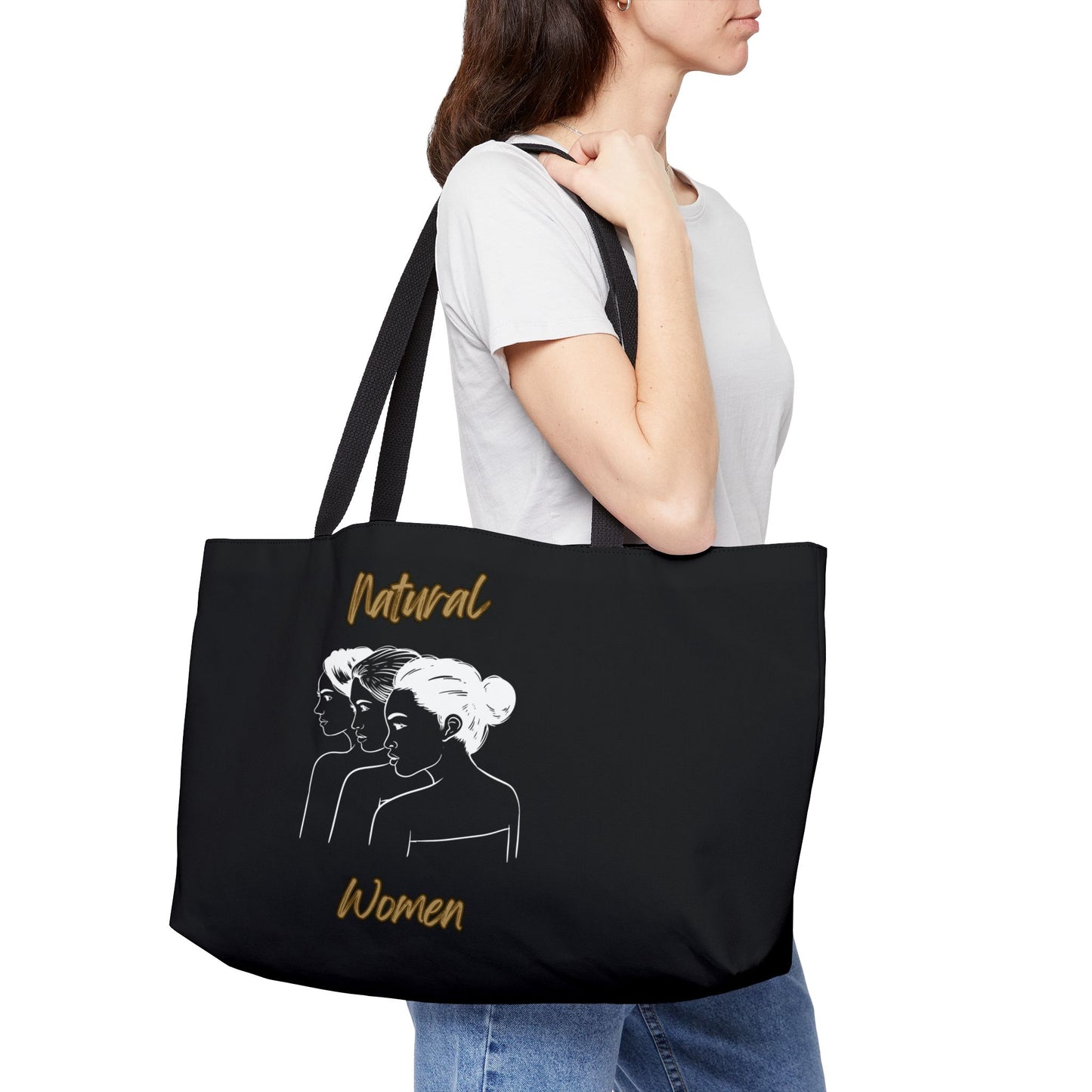 Natural Women United Friends (WL) Weekender Tote Bag BLACK