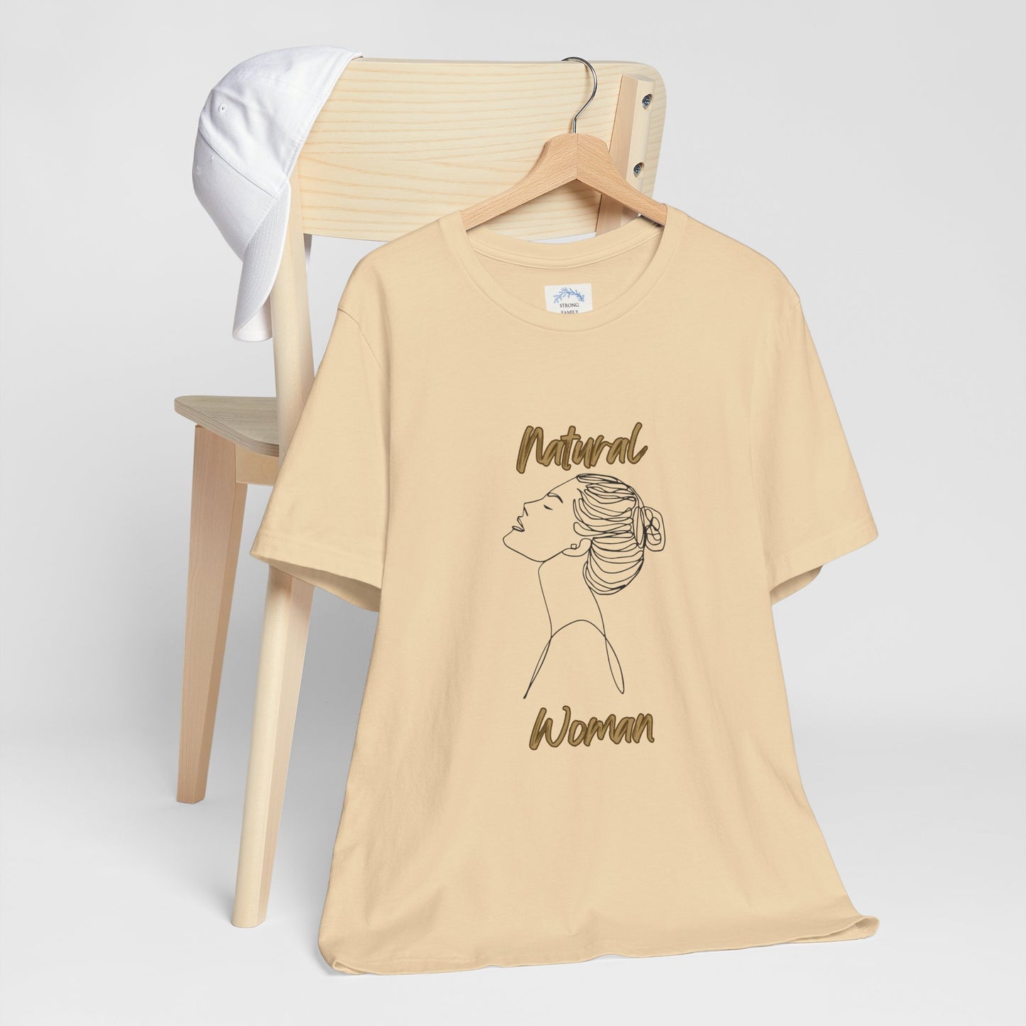 Natural Woman Wet Bun (BL) Short Sleeve T-Shirt