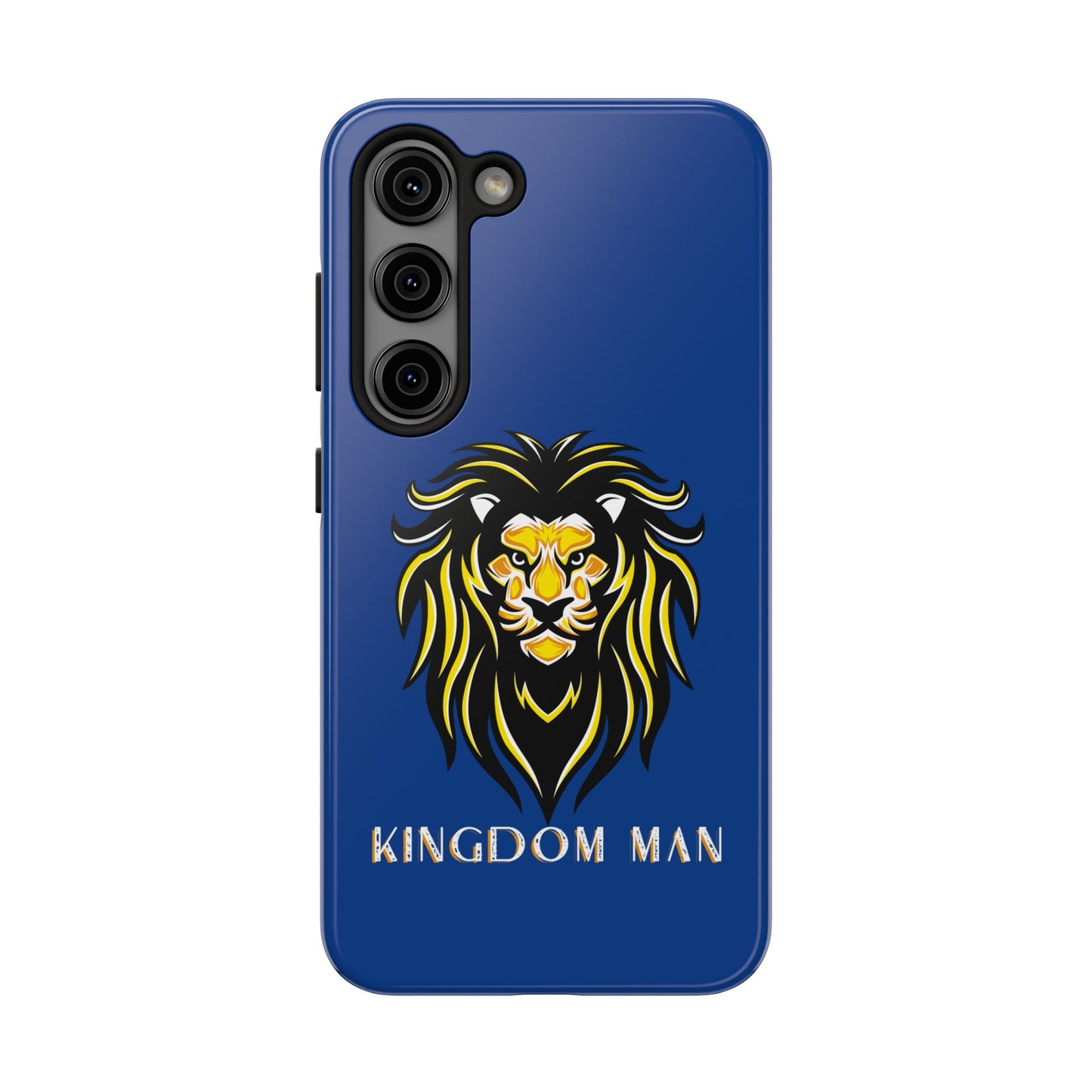 Kingdom Man (White-Gold Label) Tough Phone Case DARK BLUE