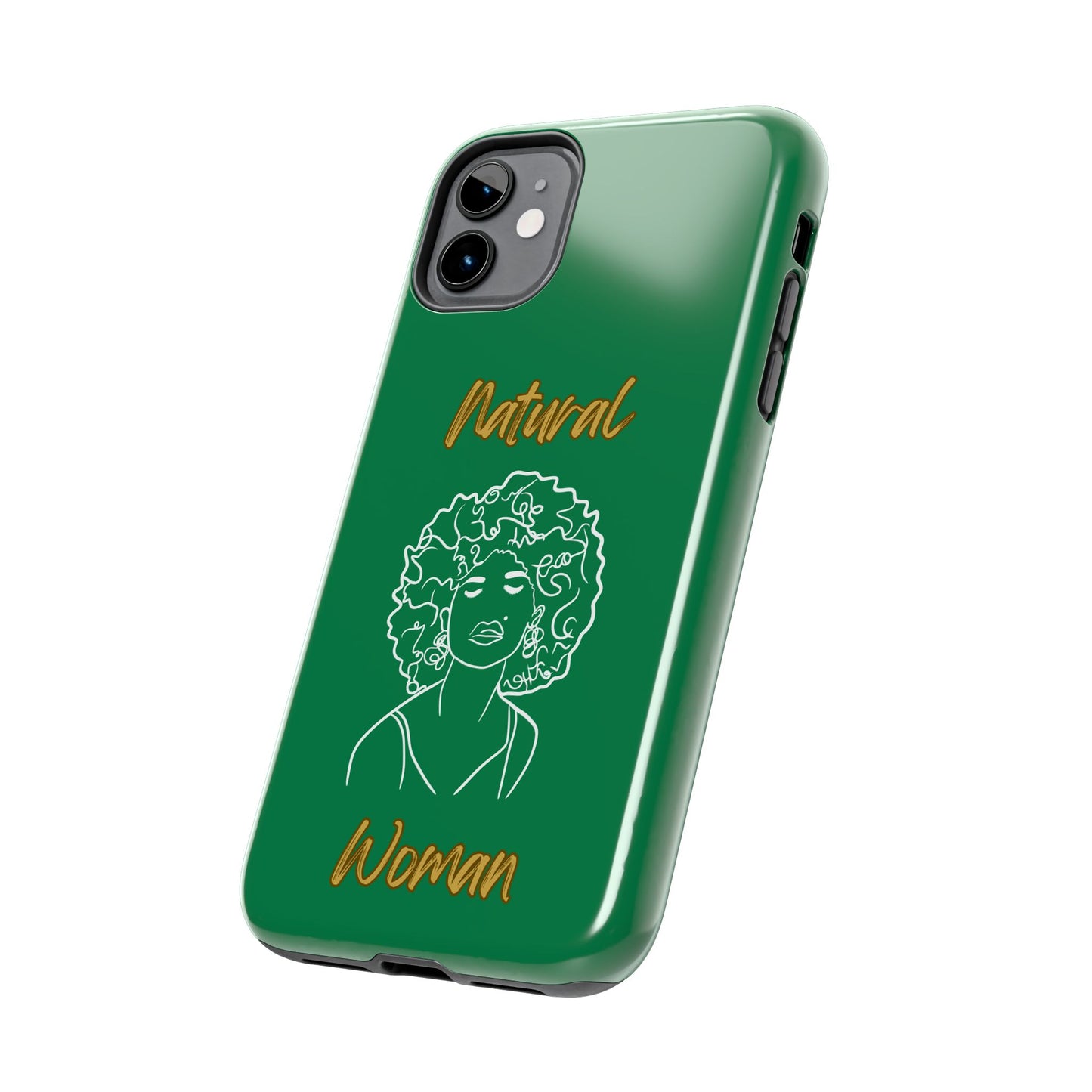 Natural Woman All About Me (WL)Tough Phone Cases DARK GREEN