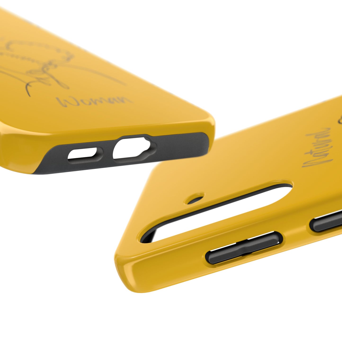 Natural Woman Twin Puffs (BL) Tough Phone Cases YELLOW