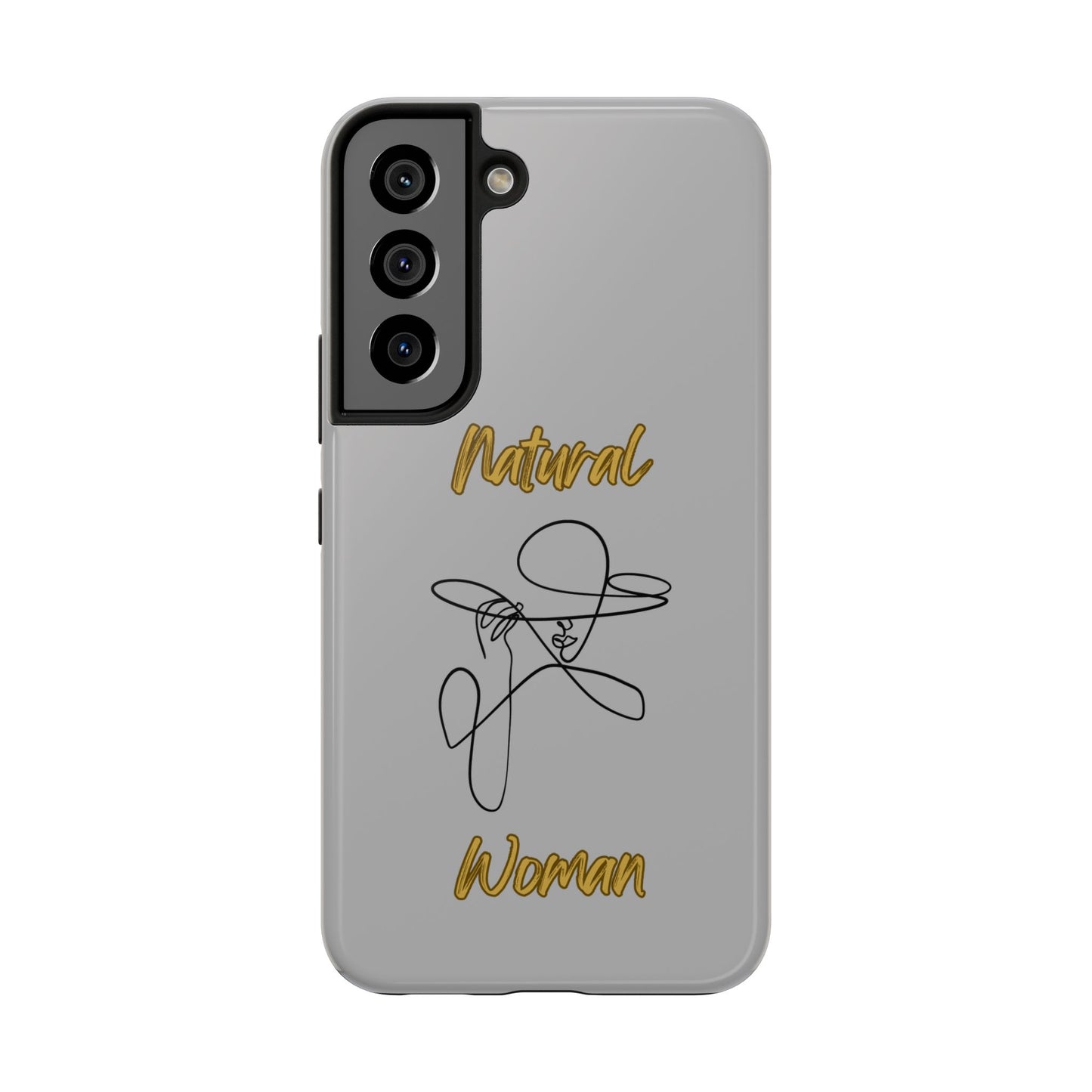 Natural Woman An Original (BL)Tough Phone Cases LIGHT GREY