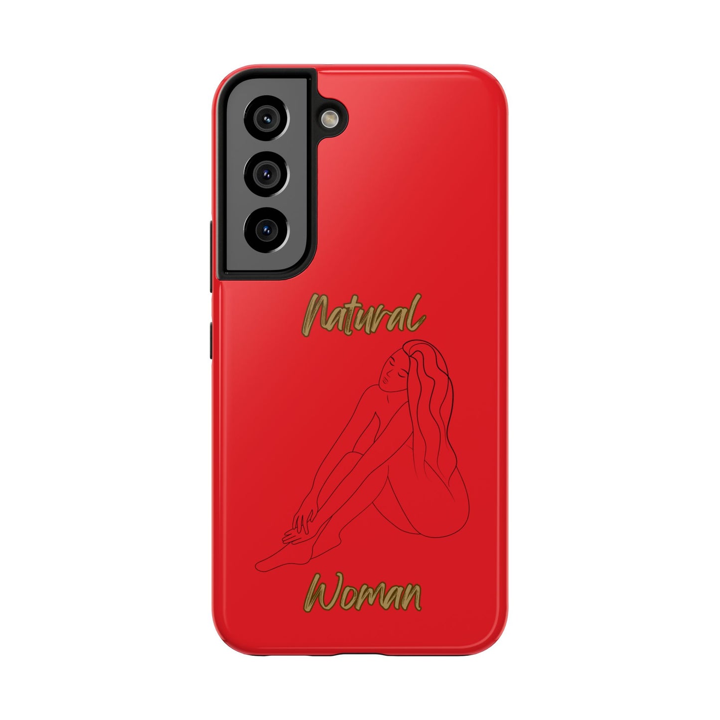 Natural Woman Beauty (BL) Tough Phone Cases RED