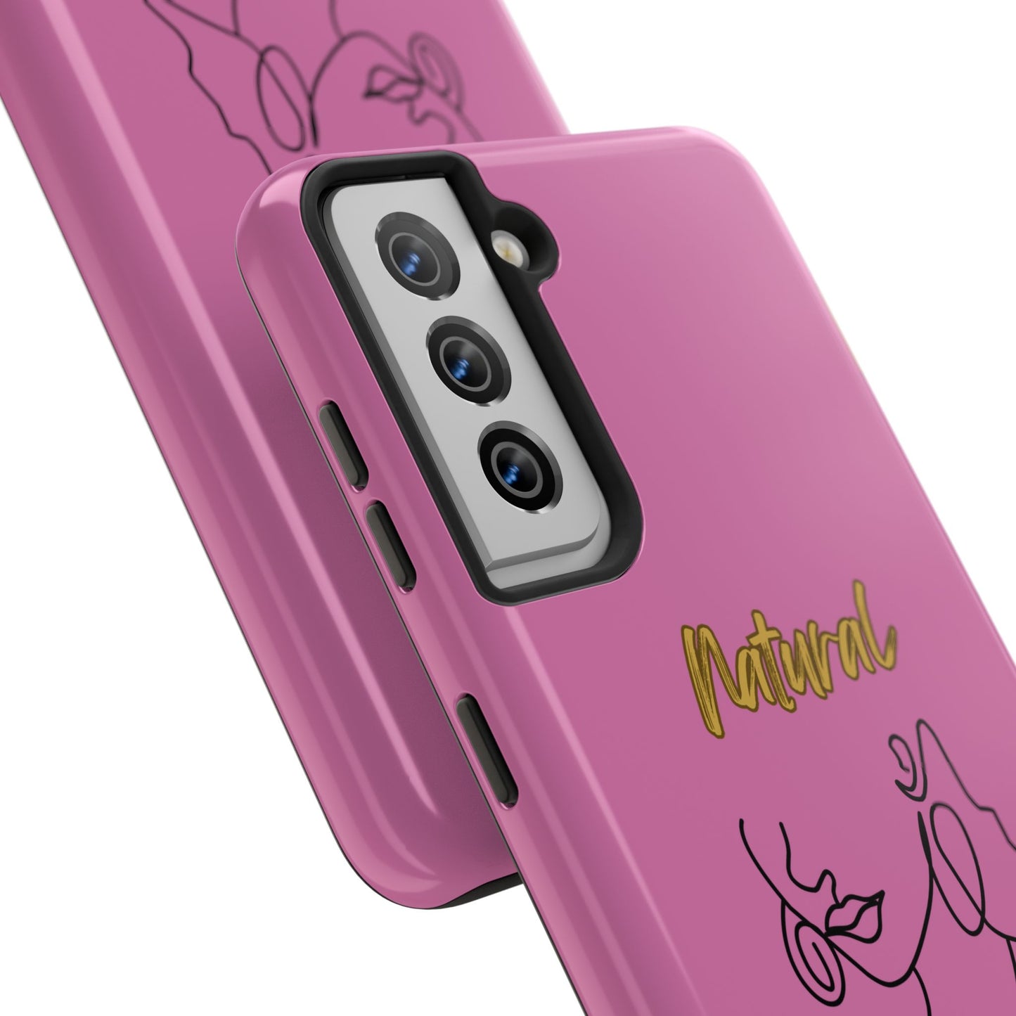 Natural Woman Lips (BL)Tough Phone Cases LIGHT PINK