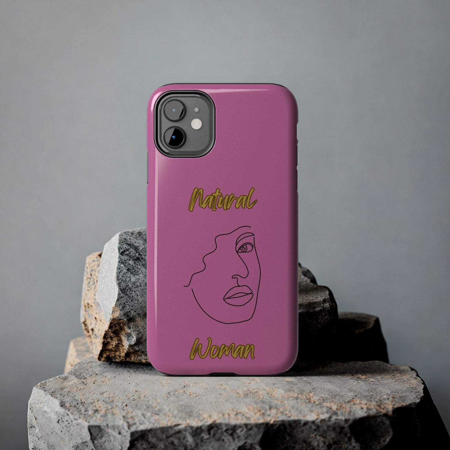 Natural Woman Peekaboo (BL)Tough Phone Cases LIGHT PINK