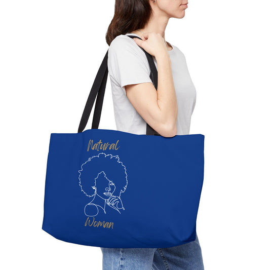 Natural Woman The Look (WL) Weekender Tote Bag DARK BLUE