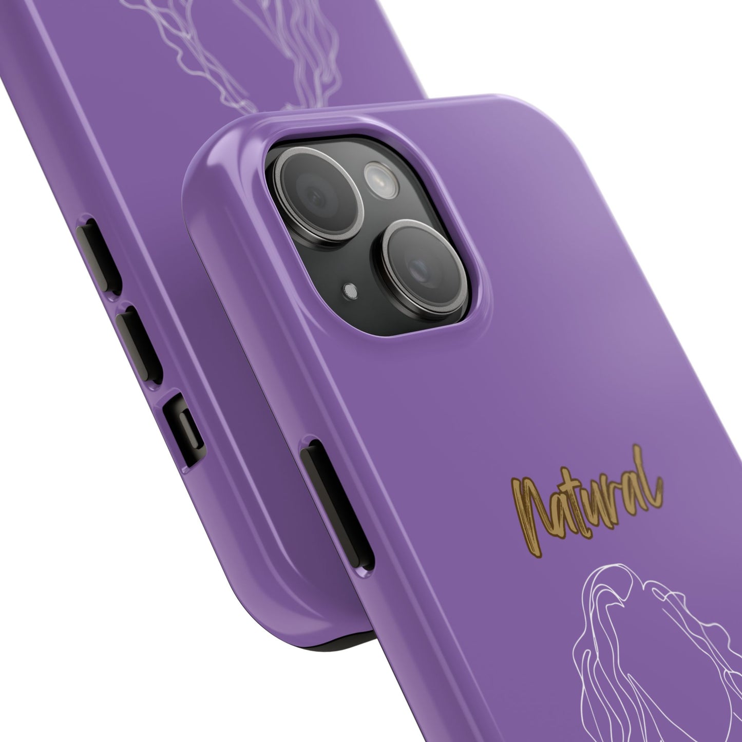 Natural Woman Relaxed (WL) Tough Phone Cases LIGHT PURPLE