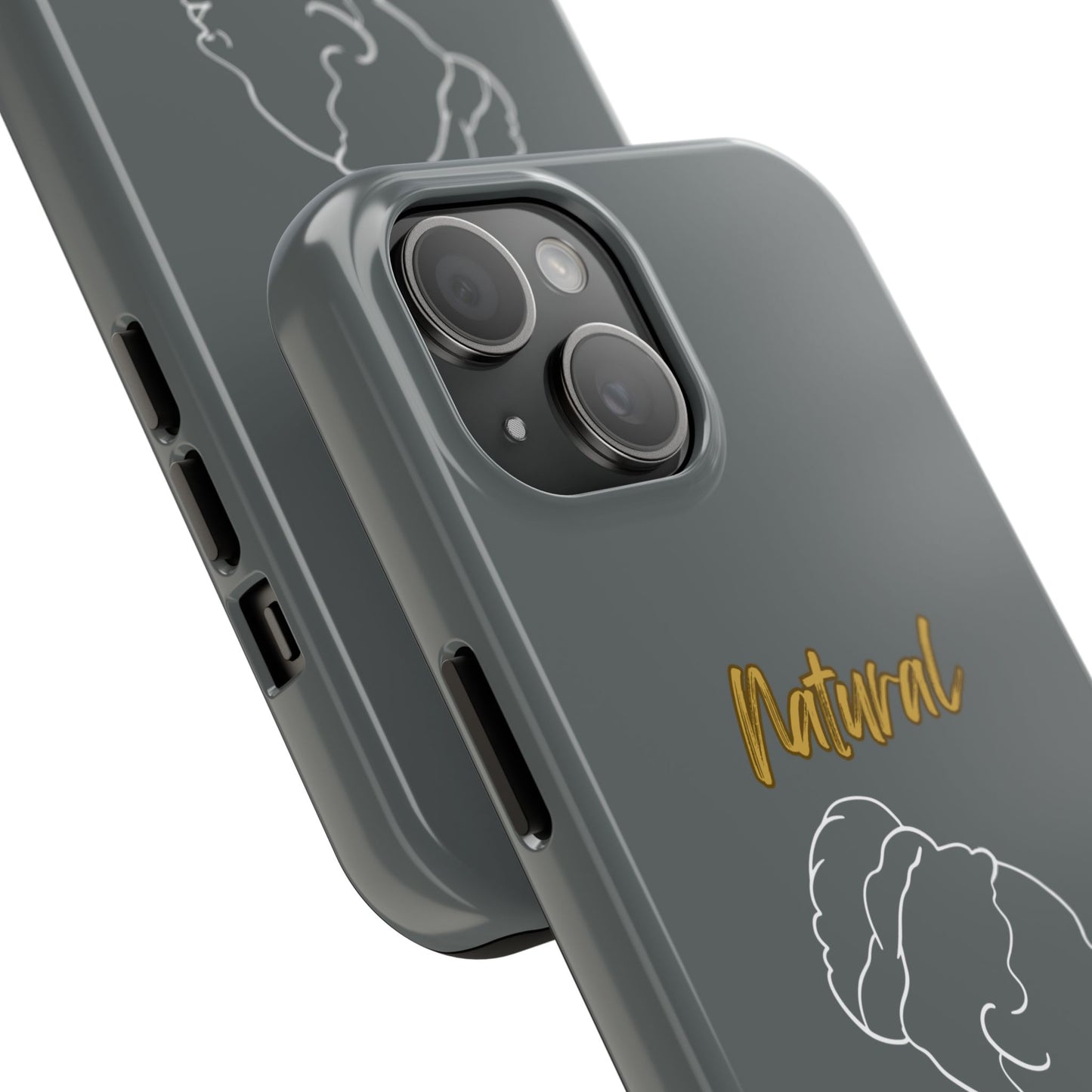 Natural Woman Mixed (WL)Tough Phone Cases DARK GREY