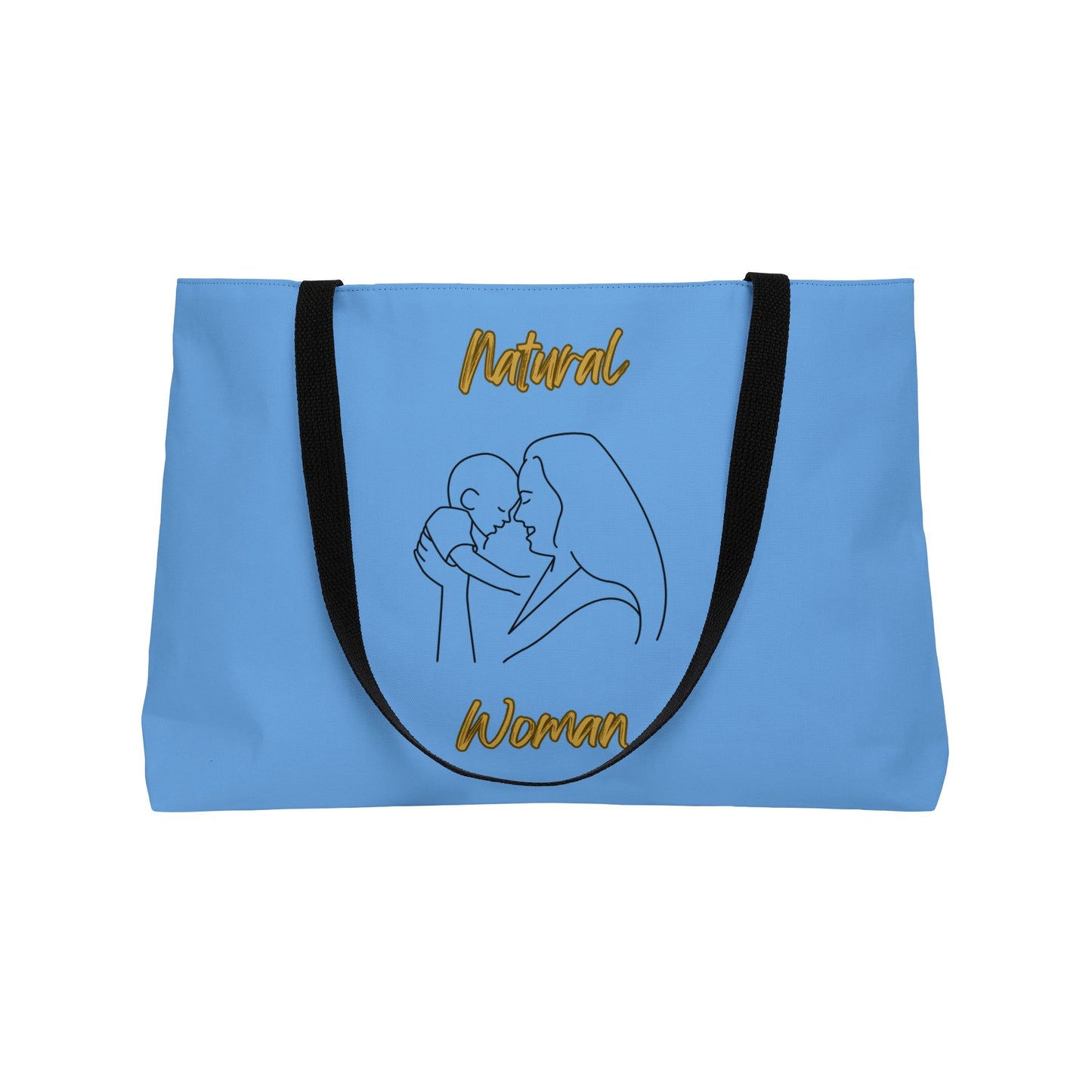 Natural Woman Joy (BL) Weekender Tote Bag LIGHT BLUE