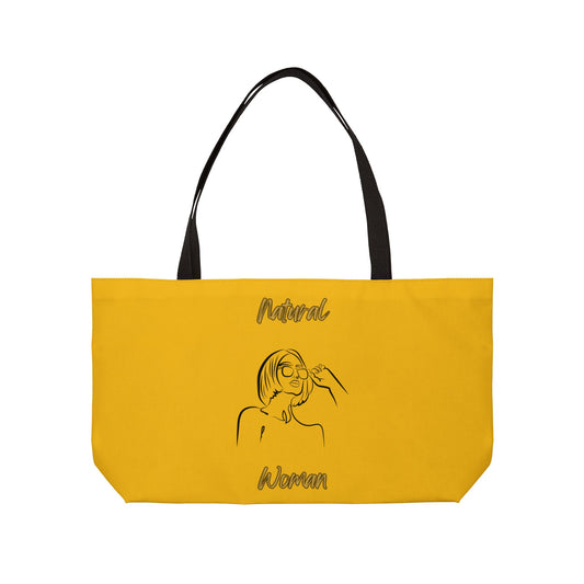 Natural Woman Bright Future (BL) Weekender Tote Bag YELLOW