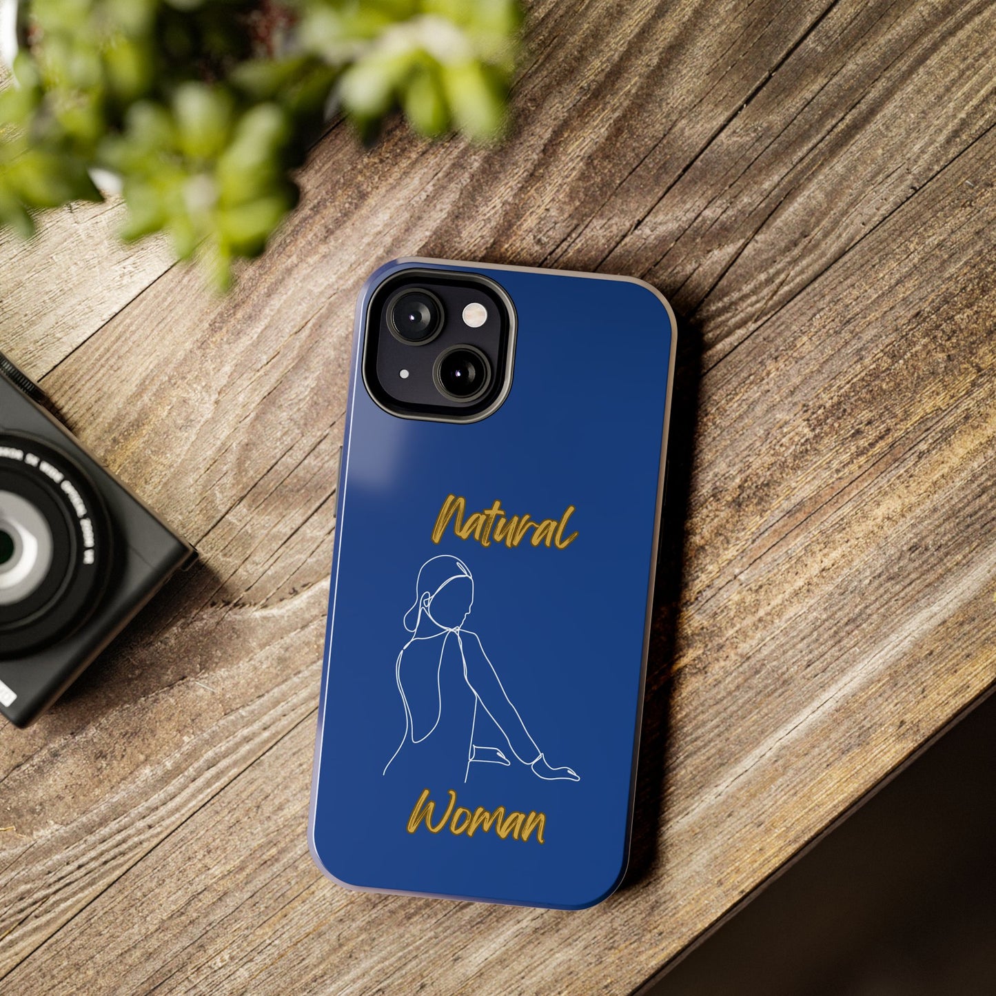 Natural Woman Hands Free (WL)Tough Phone Cases DARK BLUE