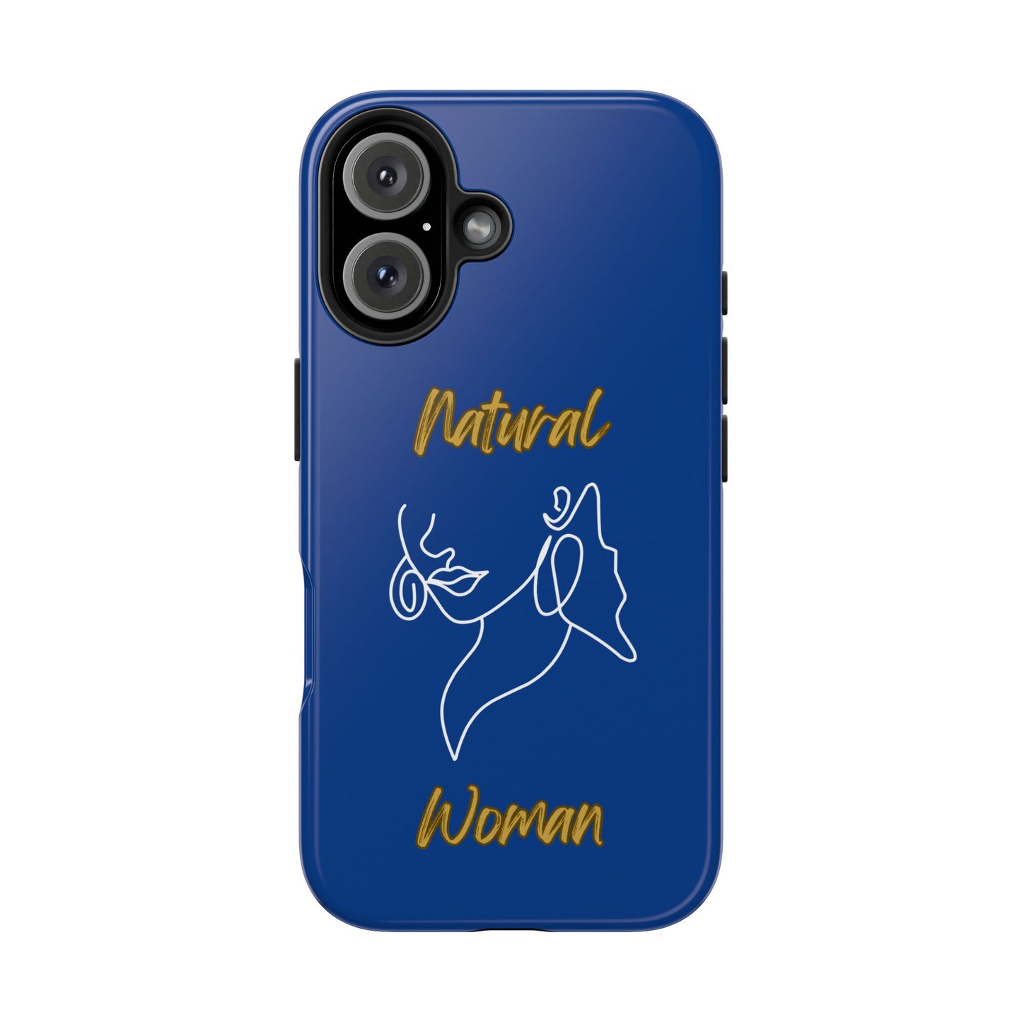 Natural Woman Lips (WL)Tough Phone Cases DARK BLUE