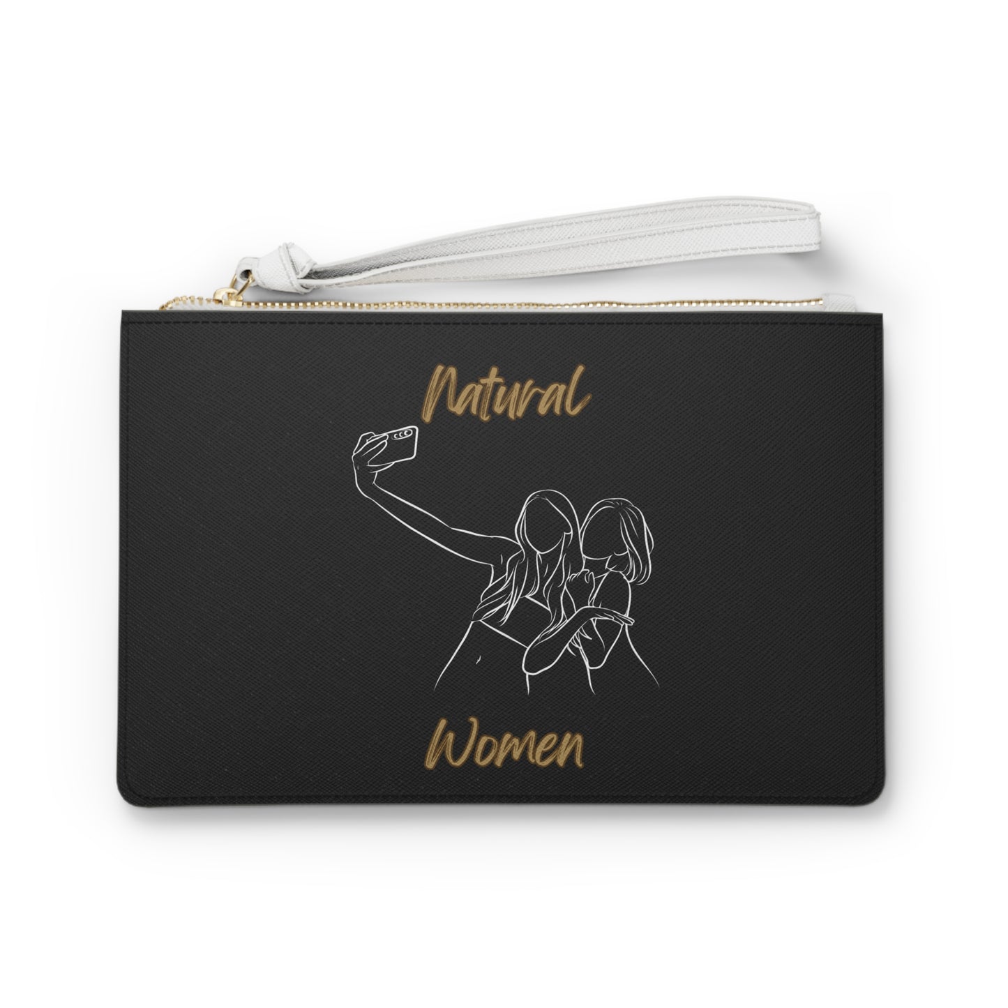 Natural Women Friends Selfie (WL) Clutch Bag BLACK