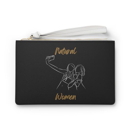 Natural Women Friends Selfie (WL) Clutch Bag BLACK
