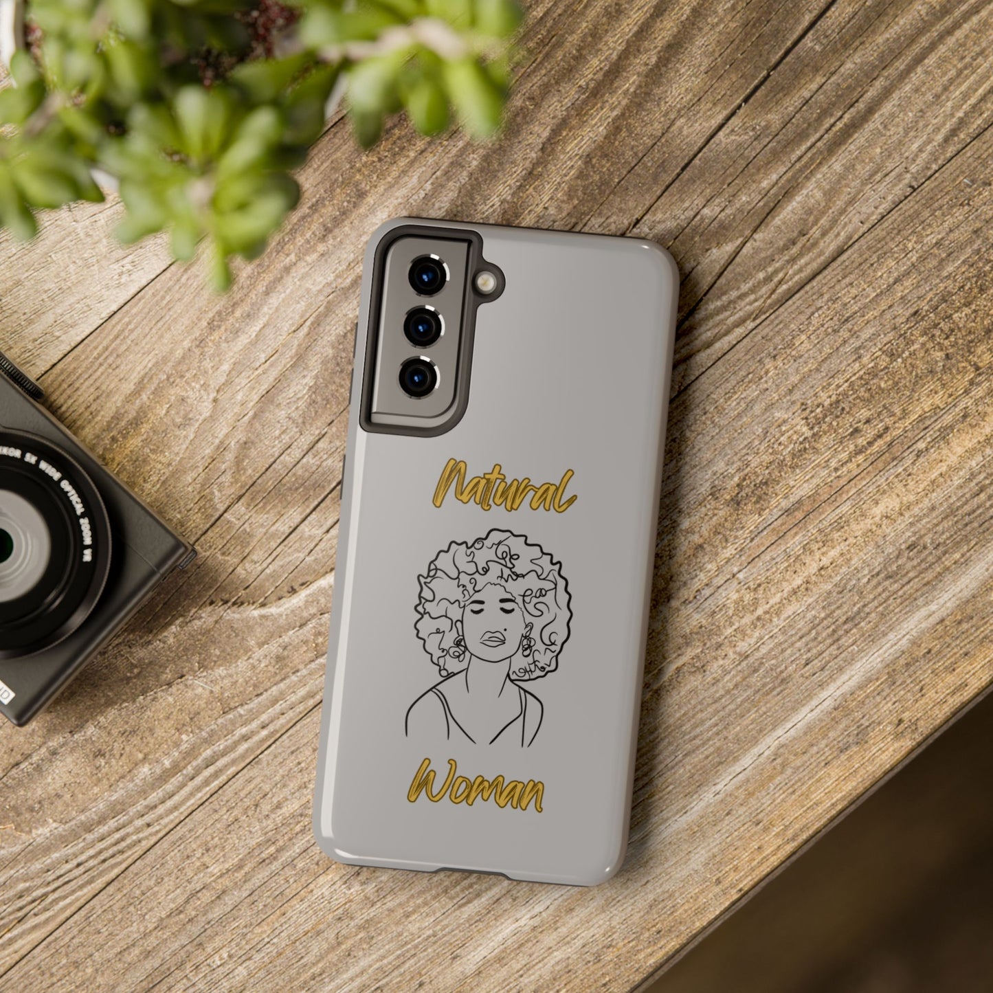 Natural Woman All About Me (BL)Tough Phone Cases LIGHT GREY