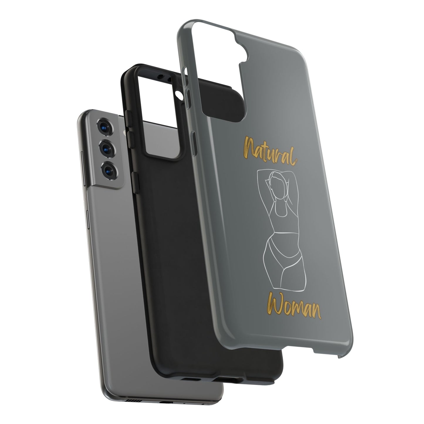 Natural Woman I Love Me (WL)Tough Phone Cases DARK GREY
